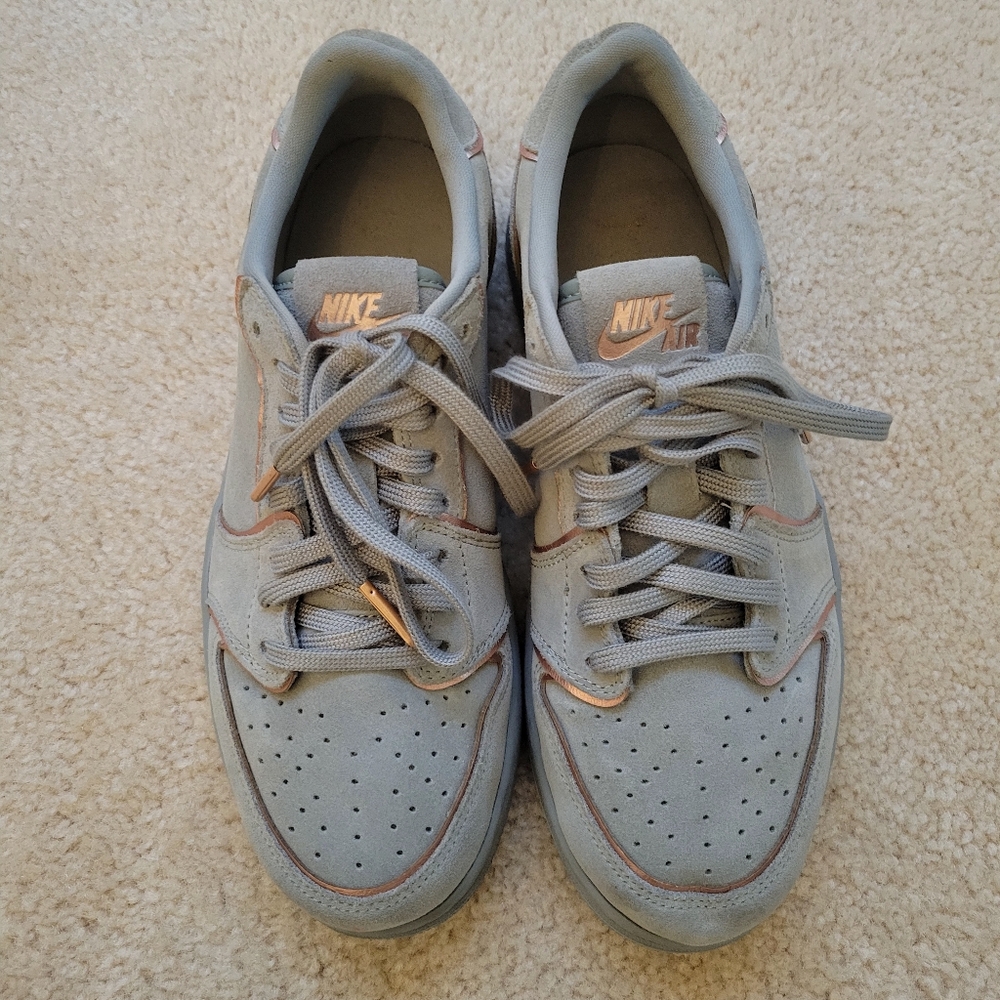 Nike Air Jordan 1 Retro Low Sneakers Mica Green Trainers AO1935 305 Women 8.5